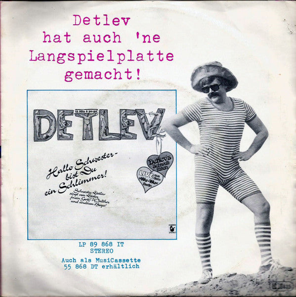 Detlev : Ich Bin So Warm Wie Du (7", Single)