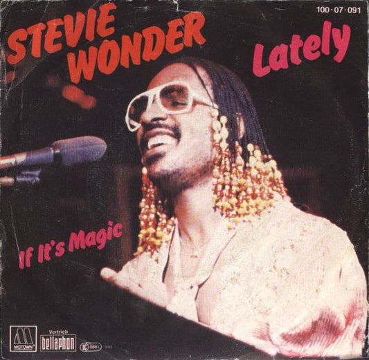 Stevie Wonder : Lately (7", Single, Pre)