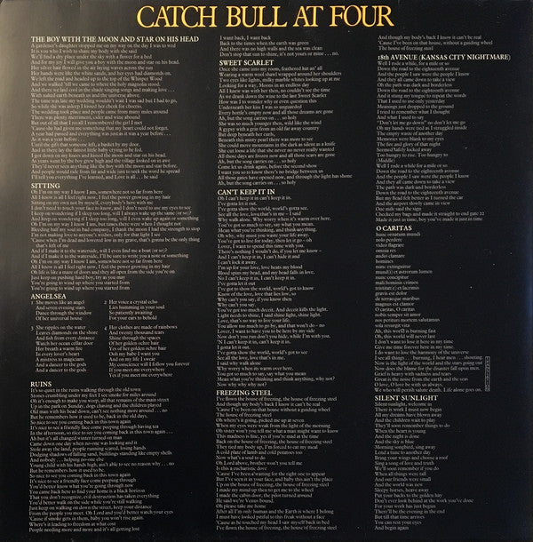 Cat Stevens : Catch Bull At Four (LP, Album, Gat)