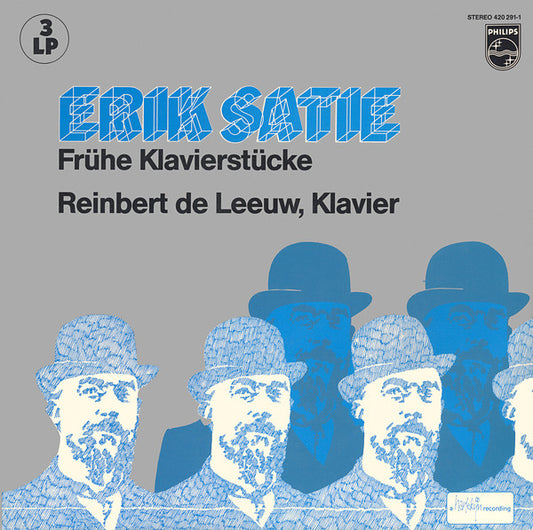 Erik Satie, Reinbert de Leeuw : Frühe Klavierstücke (3xLP, Comp, RE)