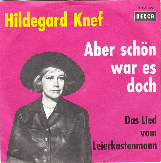 Hildegard Knef : Aber Schön War Es Doch (7", Single)