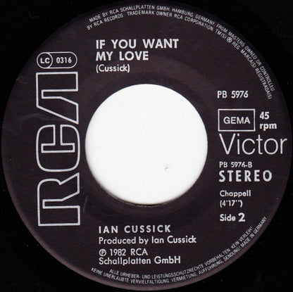 Ian Cussick : Wonderlove (7", Single)