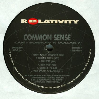 Common Sense* : Can I Borrow A Dollar? (LP, Album)