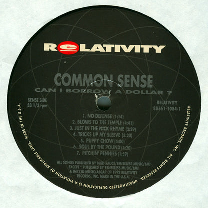 Common Sense* : Can I Borrow A Dollar? (LP, Album)