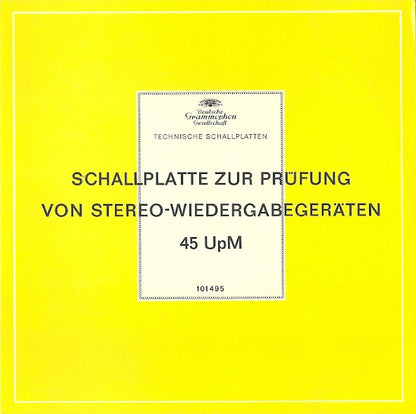 Various : Schallplatte Zur Prüfung Von Stereo Wiedergabegeräten (7")