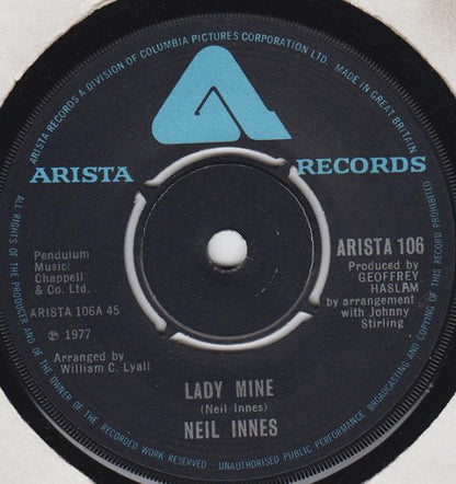 Neil Innes : Lady Mine (7")