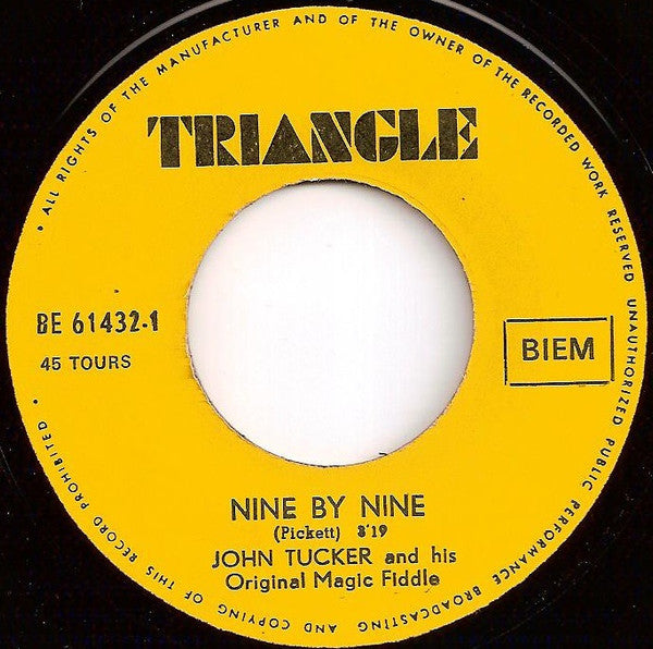 John Tucker (15) : Nine By Nine (7")