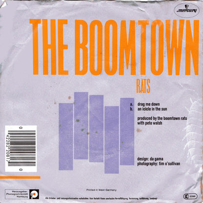 The Boomtown Rats : Drag Me Down (7")