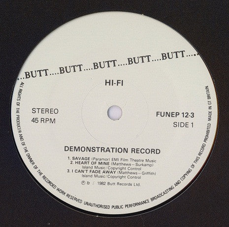 Hi-Fi (2) : Demonstration Record (12", MiniAlbum)