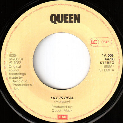 Queen : Body Language (7", Single)