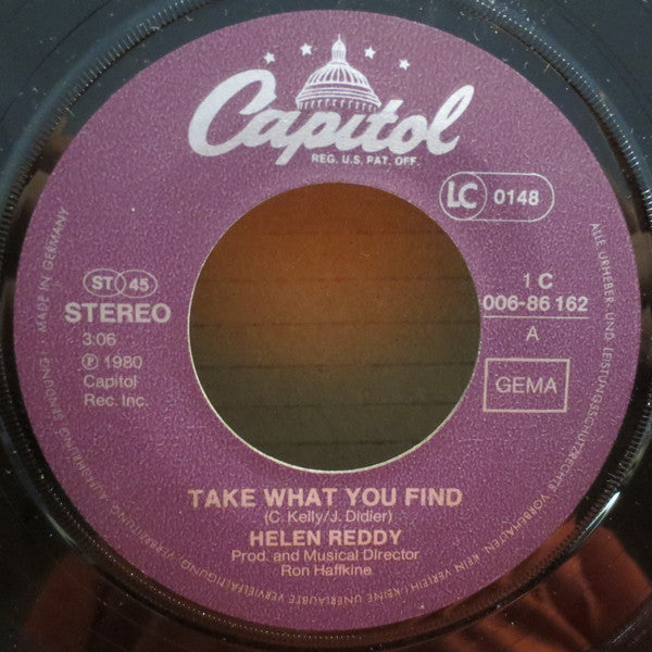 Helen Reddy : Take What You Find (7", Single)