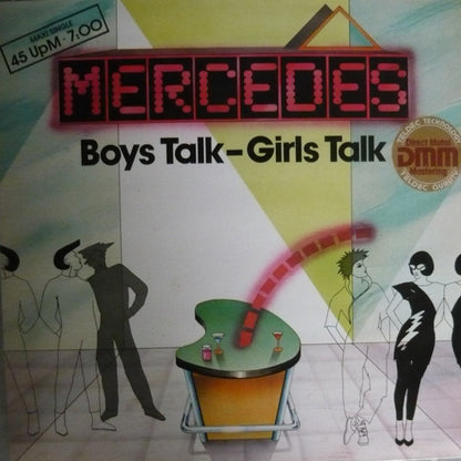 Mercedes (2) : Boys Talk - Girls Talk (12", Maxi, Tra)