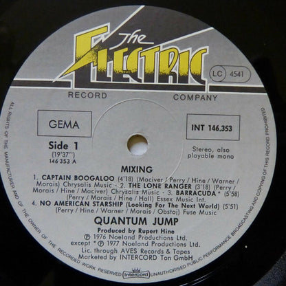 Quantum Jump : Mixing (LP, Album)