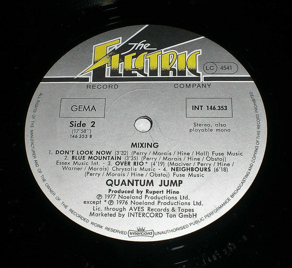 Quantum Jump : Mixing (LP, Album)