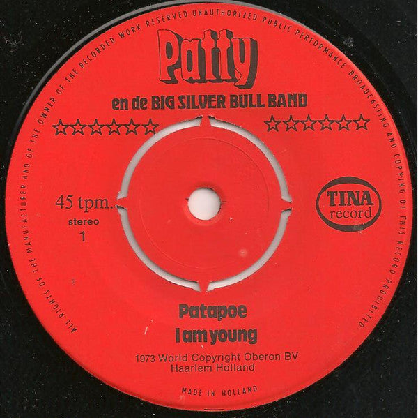 Patty En De Big Silver Bull Band : Patapoe (7", EP)