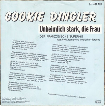 Cookie Dingler : Unheimlich Stark, Die Frau (7", Single)