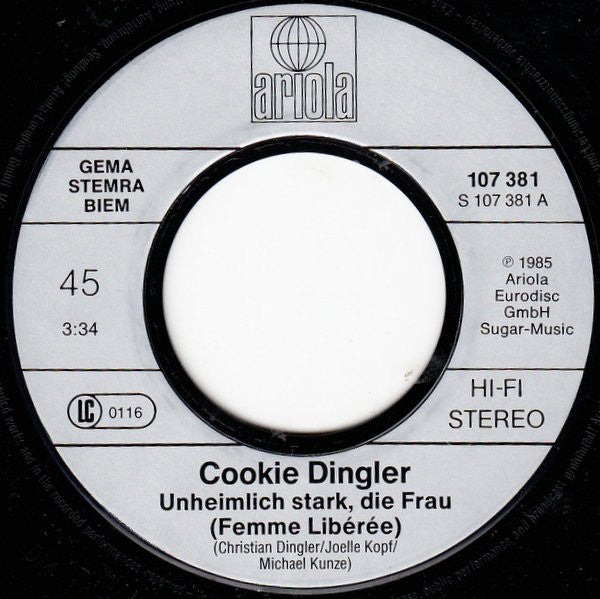 Cookie Dingler : Unheimlich Stark, Die Frau (7", Single)