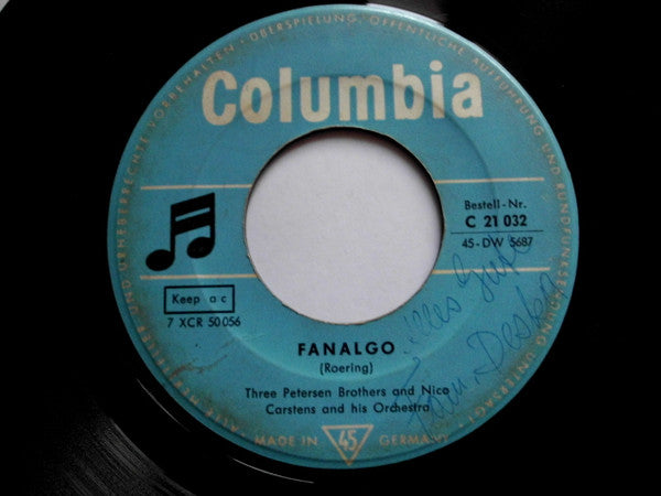 Three Petersen Brothers : Africa / Fanalgo (7", Single)