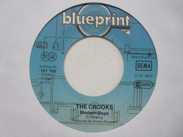 The Crooks (3) : Modern Boys / The Beat Goes On (7", Single)