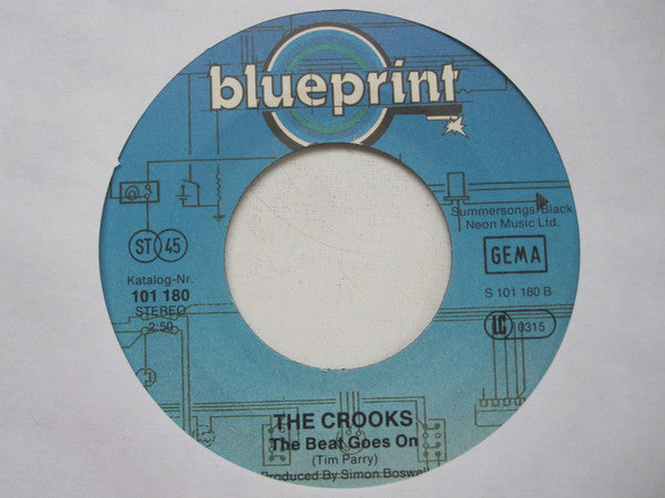 The Crooks (3) : Modern Boys / The Beat Goes On (7", Single)