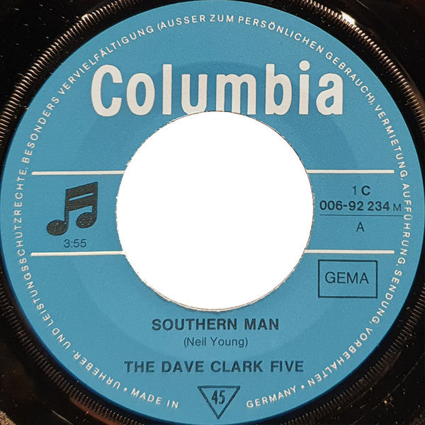 The Dave Clark Five : Southern Man (7", Single)