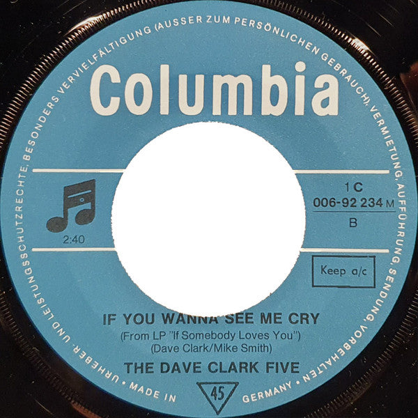 The Dave Clark Five : Southern Man (7", Single)