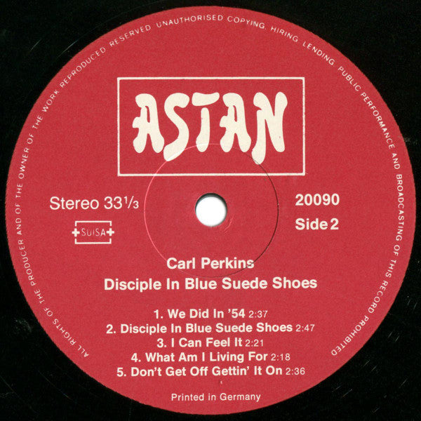 Carl Perkins : Disciple In Blue Suede Shoes (LP, Comp)