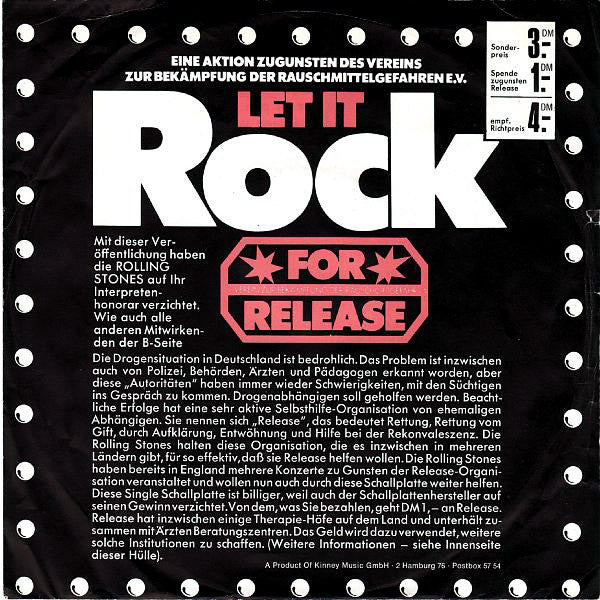 The Rolling Stones : Let It Rock (7", Single)