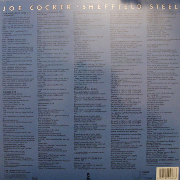 Joe Cocker : Sheffield Steel (LP, Album, RE)