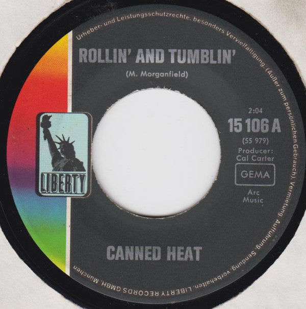 Canned Heat : Rollin' And Tumblin' (7", Single)