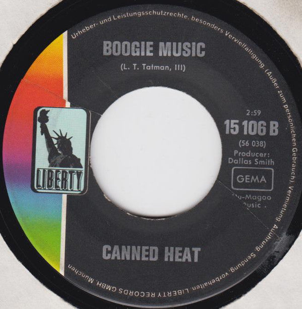 Canned Heat : Rollin' And Tumblin' (7", Single)