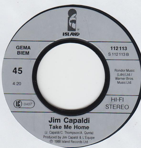 Jim Capaldi : Some Come Running (7", Single)