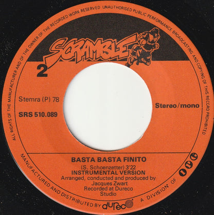 Boy And The Bo-Boys : Basta Basta Finito (7", Single)