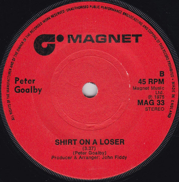 Peter Goalby : Ain't It Funny (7")