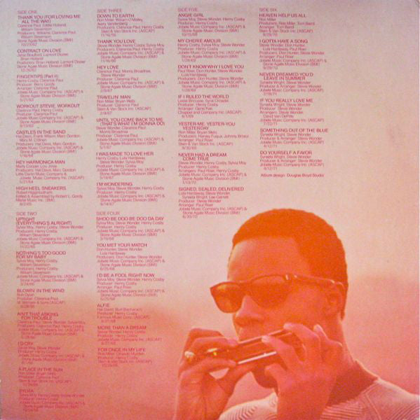 Stevie Wonder : Anthology (3xLP, Comp, RE)