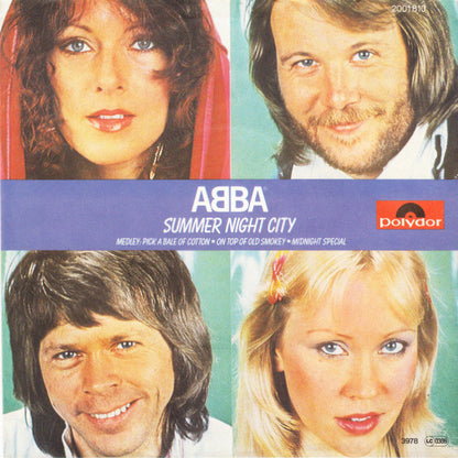 ABBA : Summer Night City (7", Single)