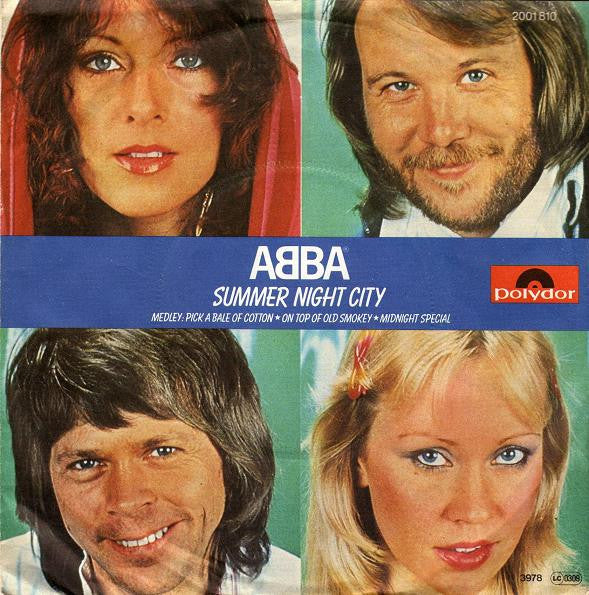 ABBA : Summer Night City (7", Single)