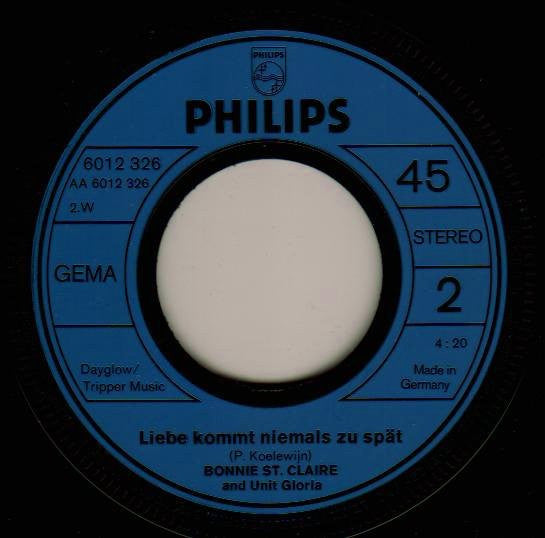 Bonnie St. Claire & Unit Gloria : Klopf An Bei Mir (Clap Your Hands And Stamp Your Feet) (7", Single)