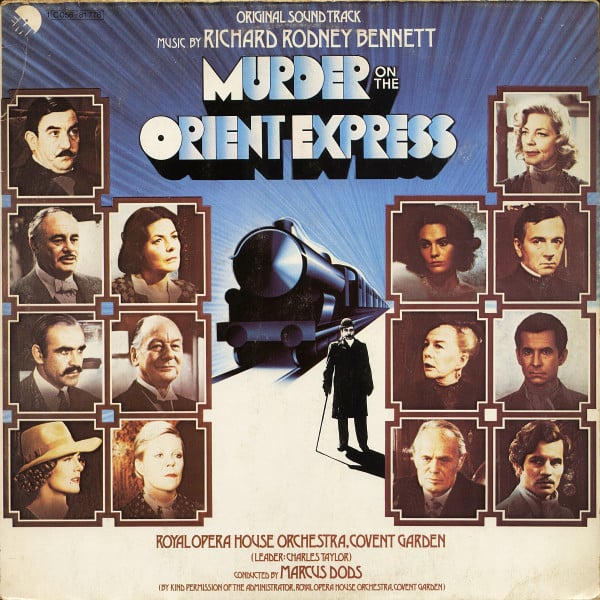 Richard Rodney Bennett : Agatha Christie's Murder On The Orient Express (Original Soundtrack Recording) (LP, Album)