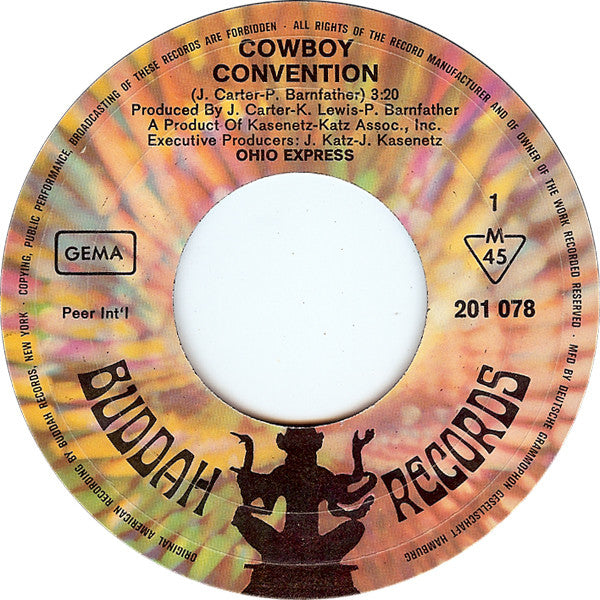 Ohio Express : Cowboy Convention (7", Single, Mono)