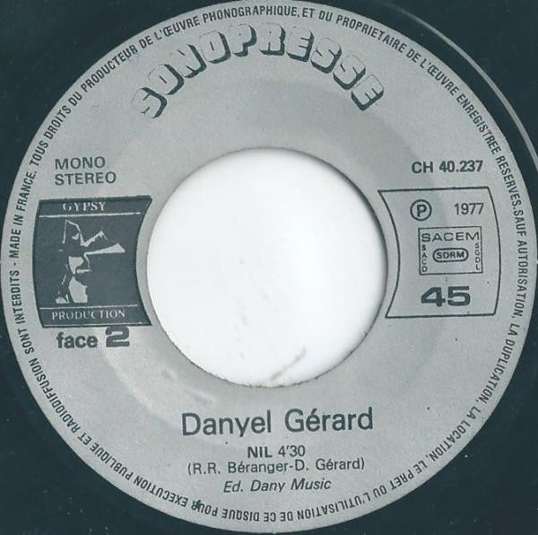 Danyel Gérard : Les Temps Changent (God Save The Queen) / Nil (7")