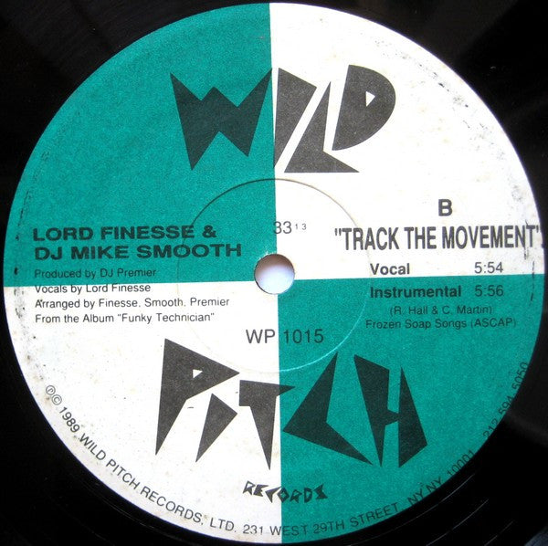 Lord Finesse & DJ Mike Smooth : Baby, You Nasty / Track The Movement (12")