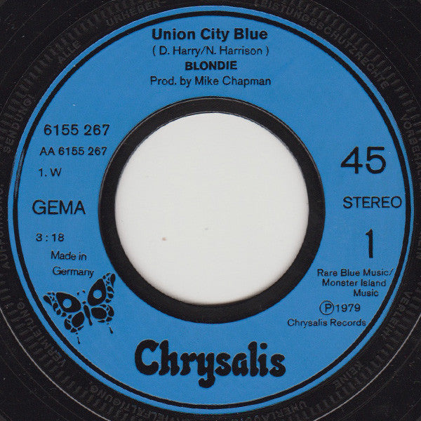 Blondie : Union City Blue (7", Single)