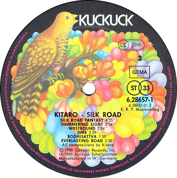 Kitaro : Silk Road (2xLP, Comp, RE)