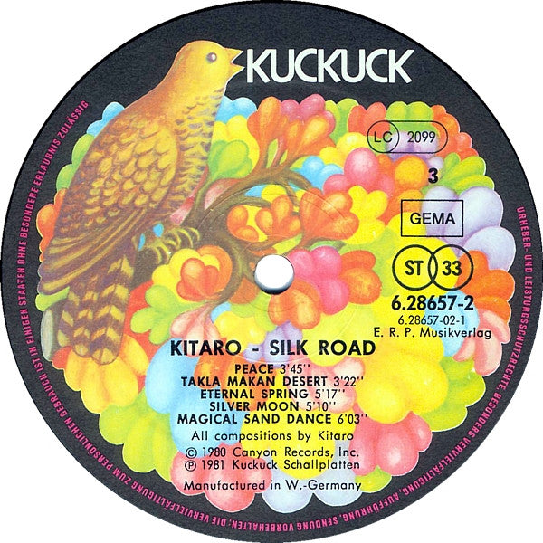 Kitaro : Silk Road (2xLP, Comp, RE)