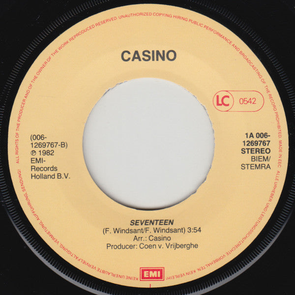 Casino (40) : Turn On (7")