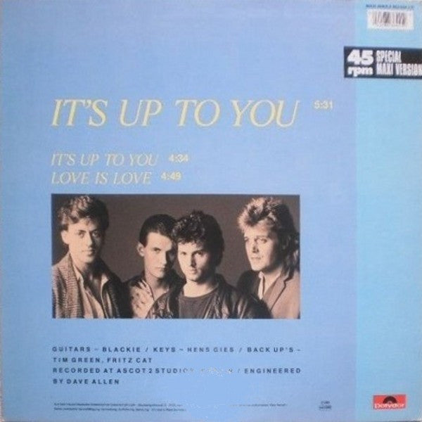 Zig Zag (2) : It's Up To You (12", Maxi)