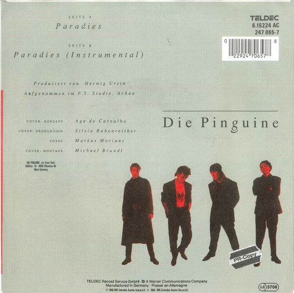 Die Pinguine :  Paradies  (7", Single)