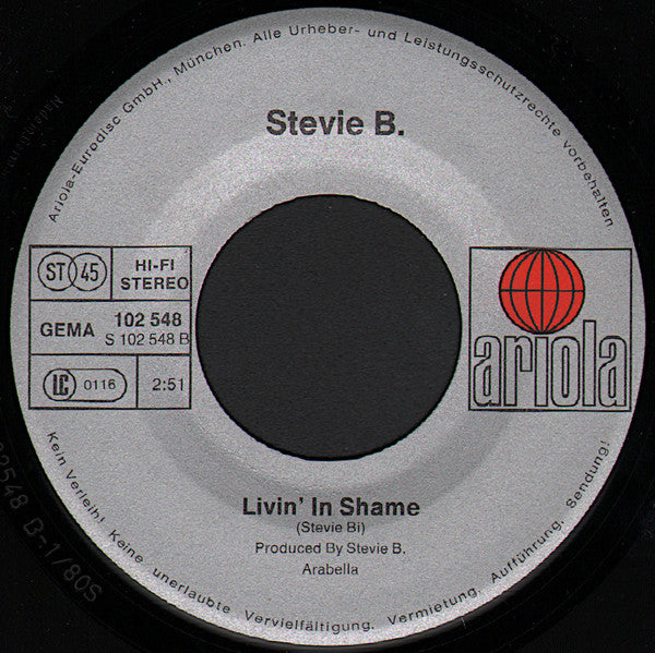 Stevie B. : Evil You (7", Single)