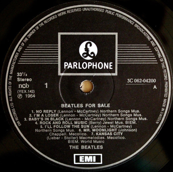 The Beatles : Beatles For Sale (LP, Album, RE)